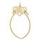 10K Yellow Gold Love in Heart Charm Holder Pendant Jewerly 39mm x 25mm